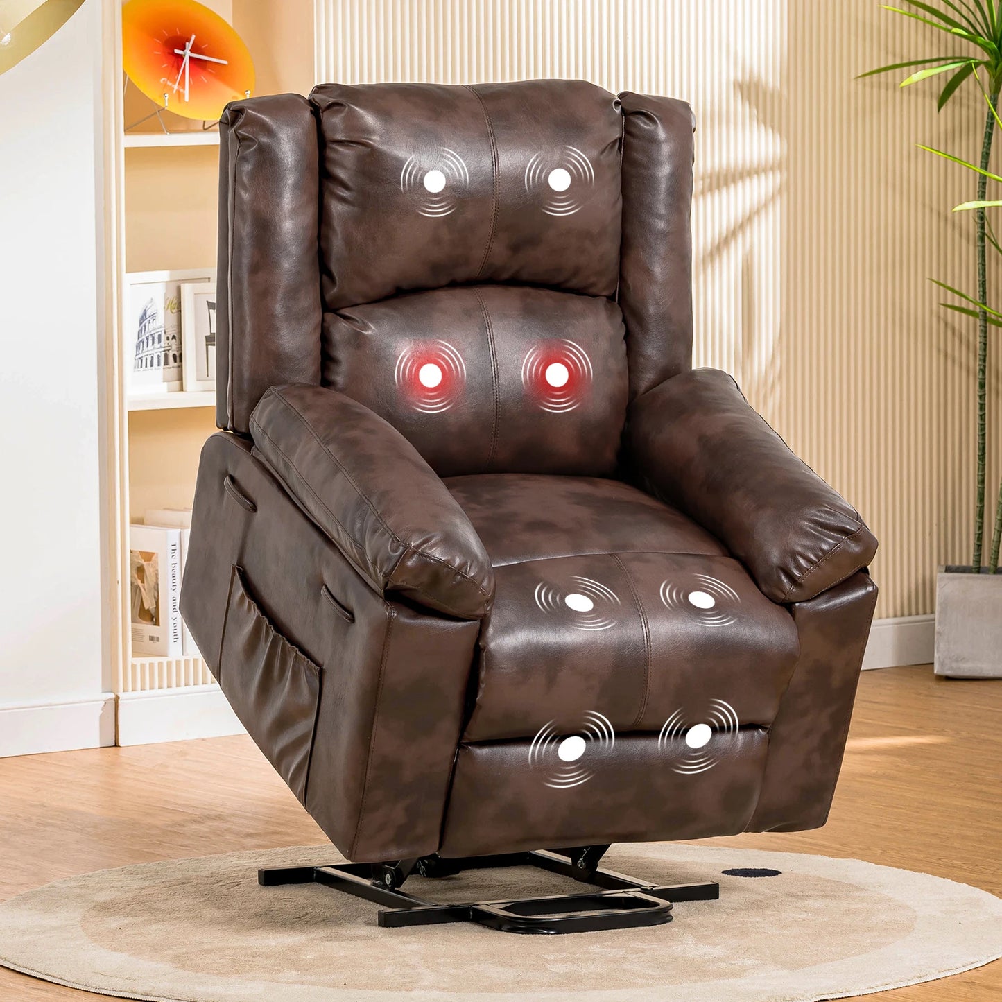 Comhoma Power Lift Recliner For Elderly With Heat Massage