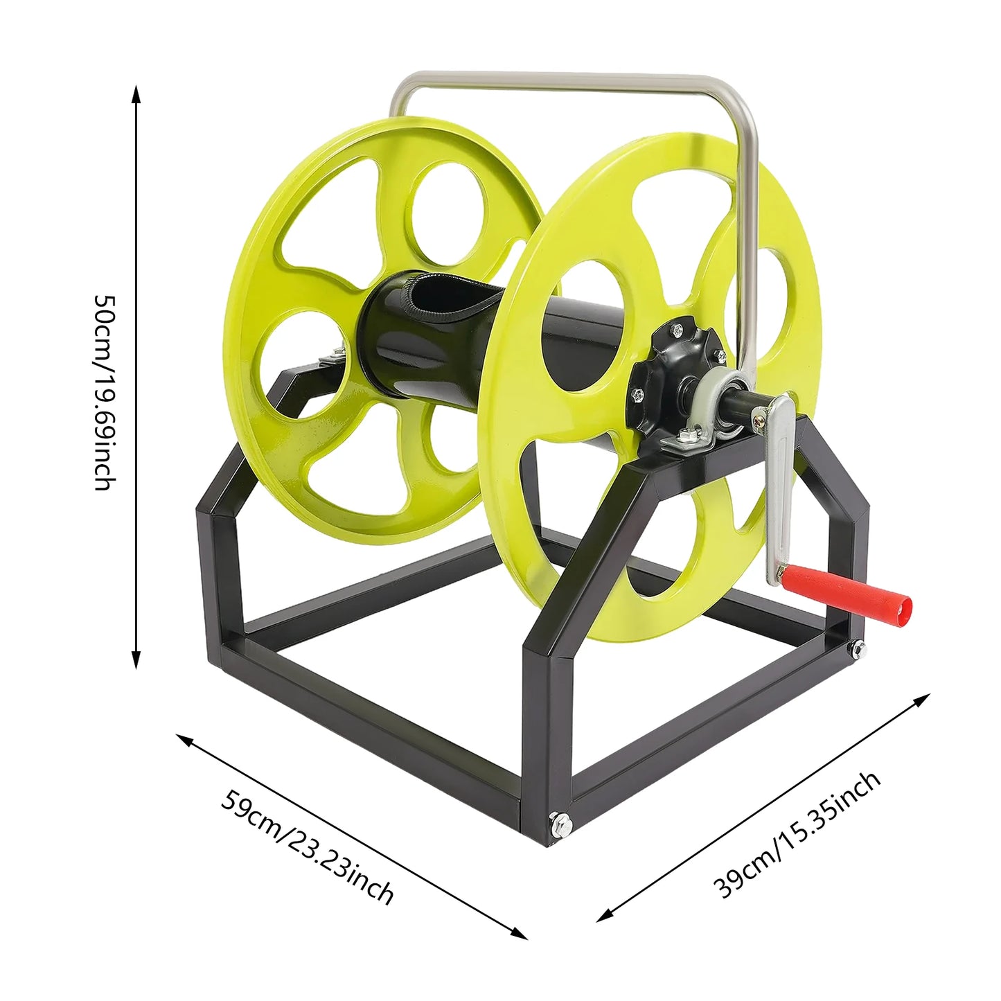 Hign-concerned Garden Hose Reel Metal With Crank Handle
