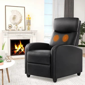 JHK Recliner Chair Massage Sofa With Adjustable Lumbar Support
