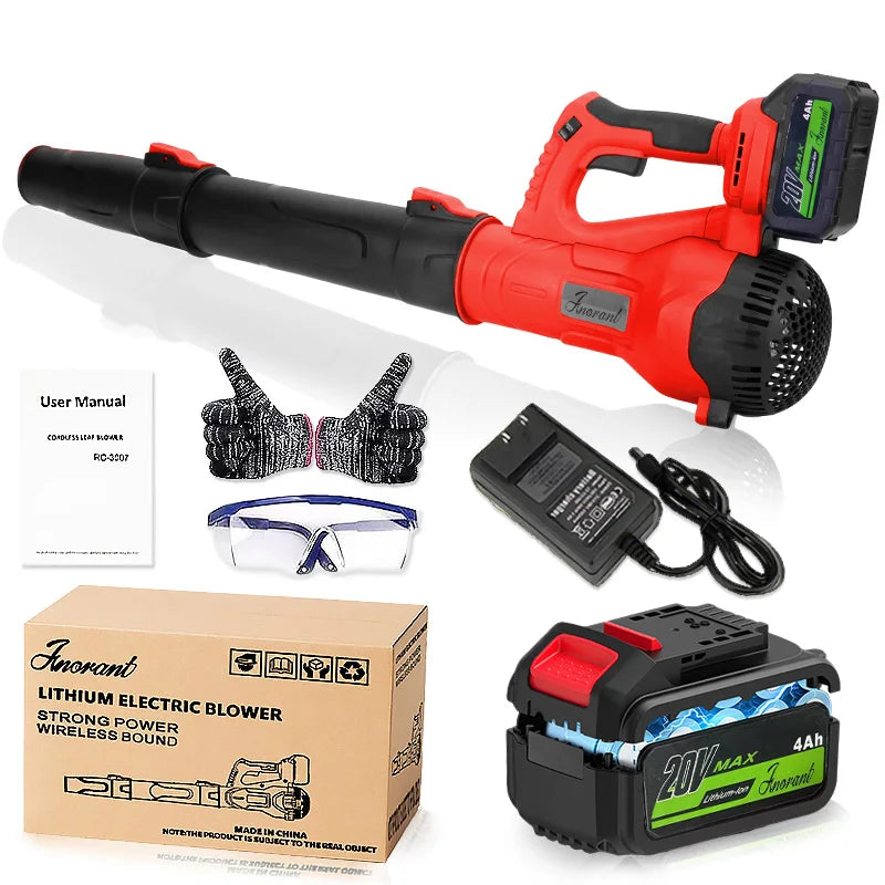 Cordless Leaf Blower for Garden Debris Cleaning and Snow Removal
