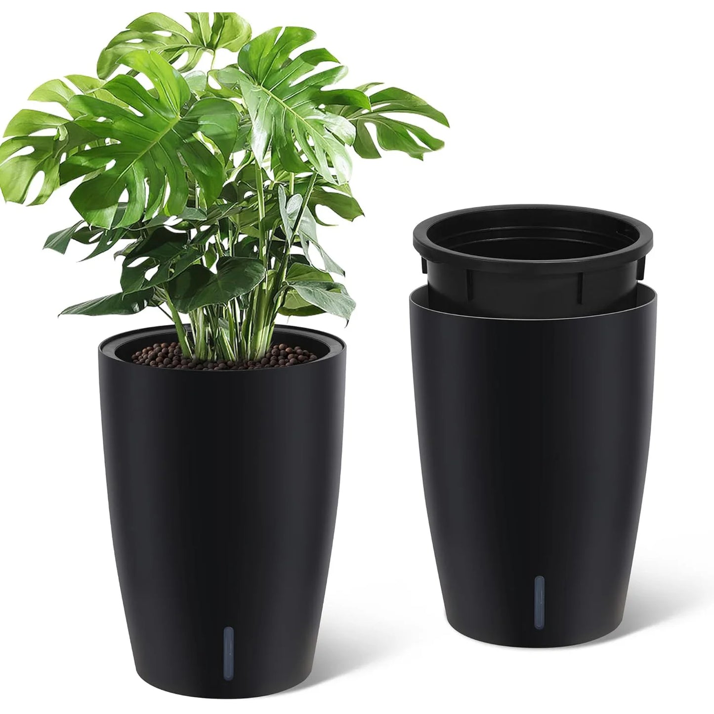 Twister Self Watering Planters Pair For Large Plants