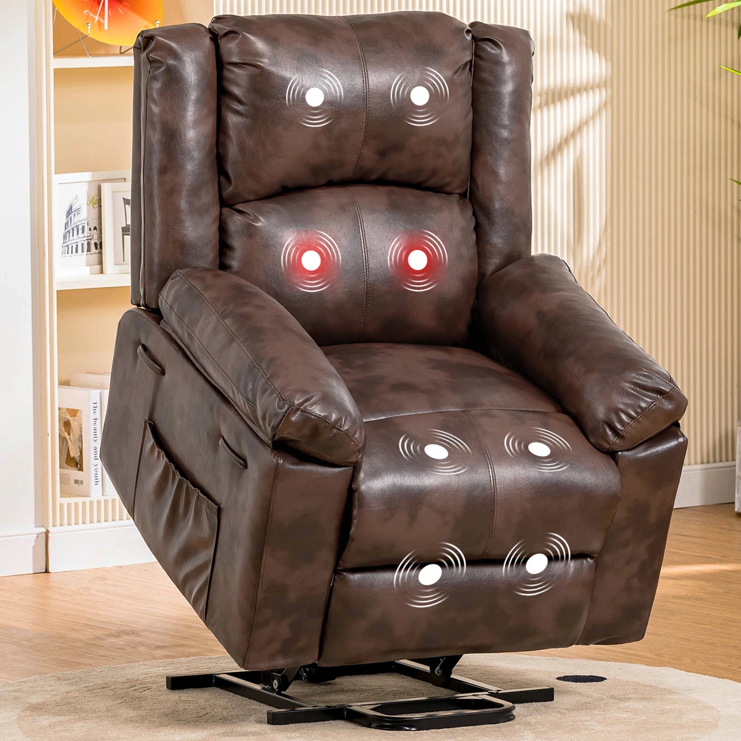 Comhoma Power Lift Recliner For Elderly With Heat Massage