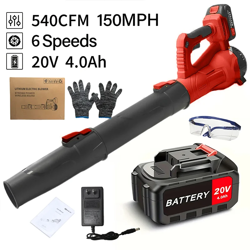 Ultra High Power Cordless Leaf Blower For Garden Cleaning