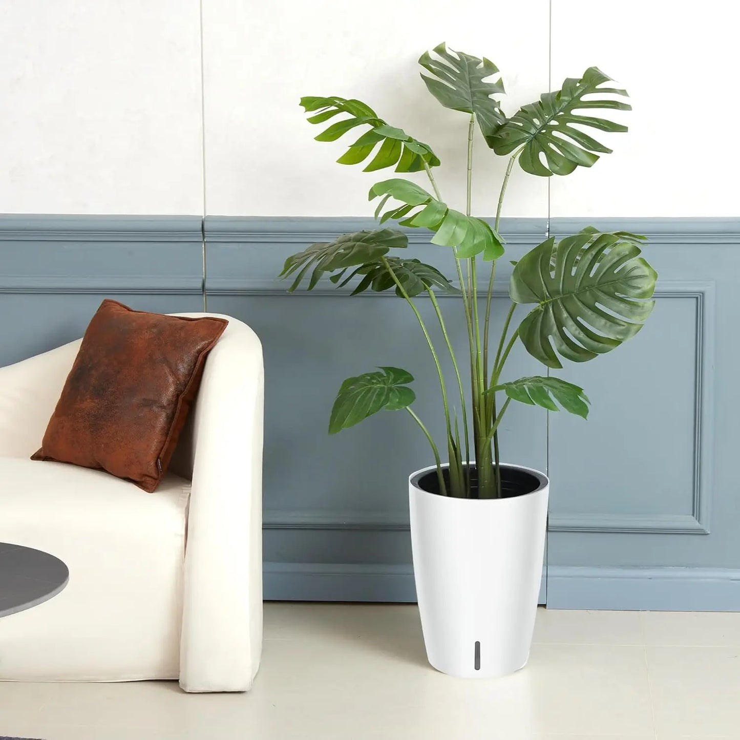 Twister Self Watering Planters Pair For Large Plants