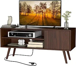 Century Modern TV Stand With Storage Entertainment Center