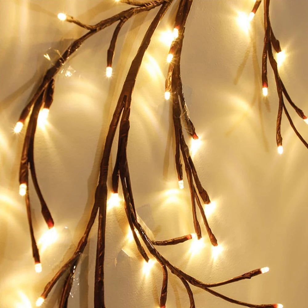 WELPUR Solar Tree Lights 96LED Outdoor String Garland Decor