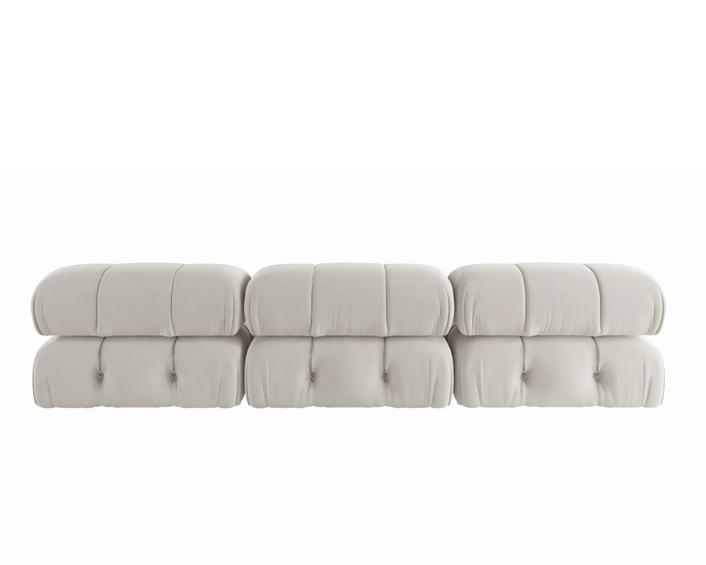Sdorens Minimalist Modular Sectional Sofa Velvet Couch Set