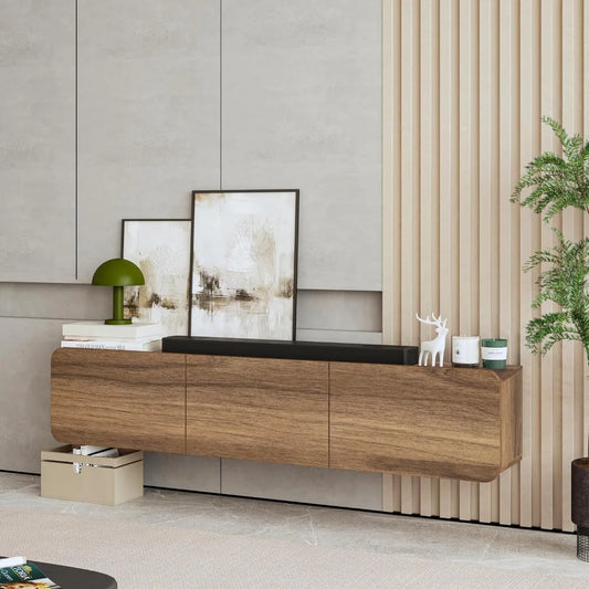 Atelier Mobili Floating TV Stand Wall Mounted Media Console