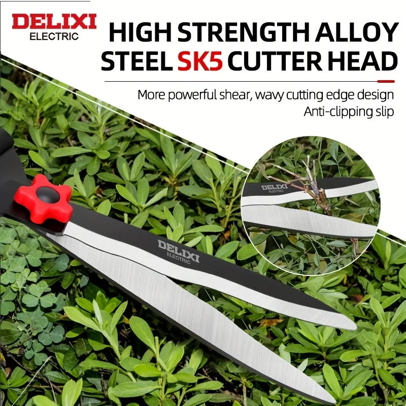 Delixl Electric Garden Hedge Shears Manual For Shrubs