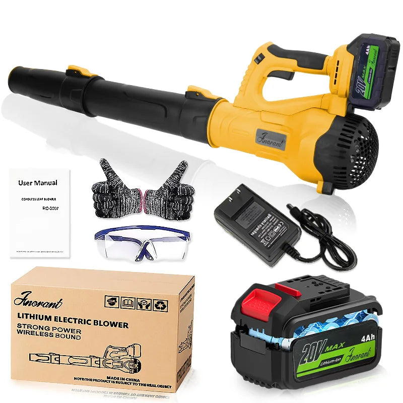 Ultra High Power Cordless Leaf Blower For Garden Cleaning
