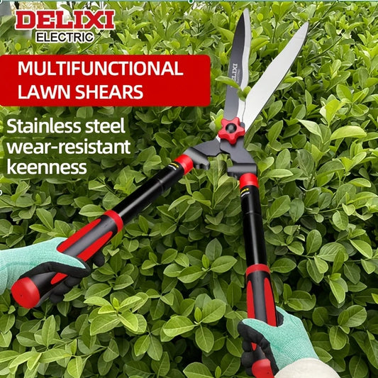 Delixl Electric Garden Hedge Shears Manual For Shrubs