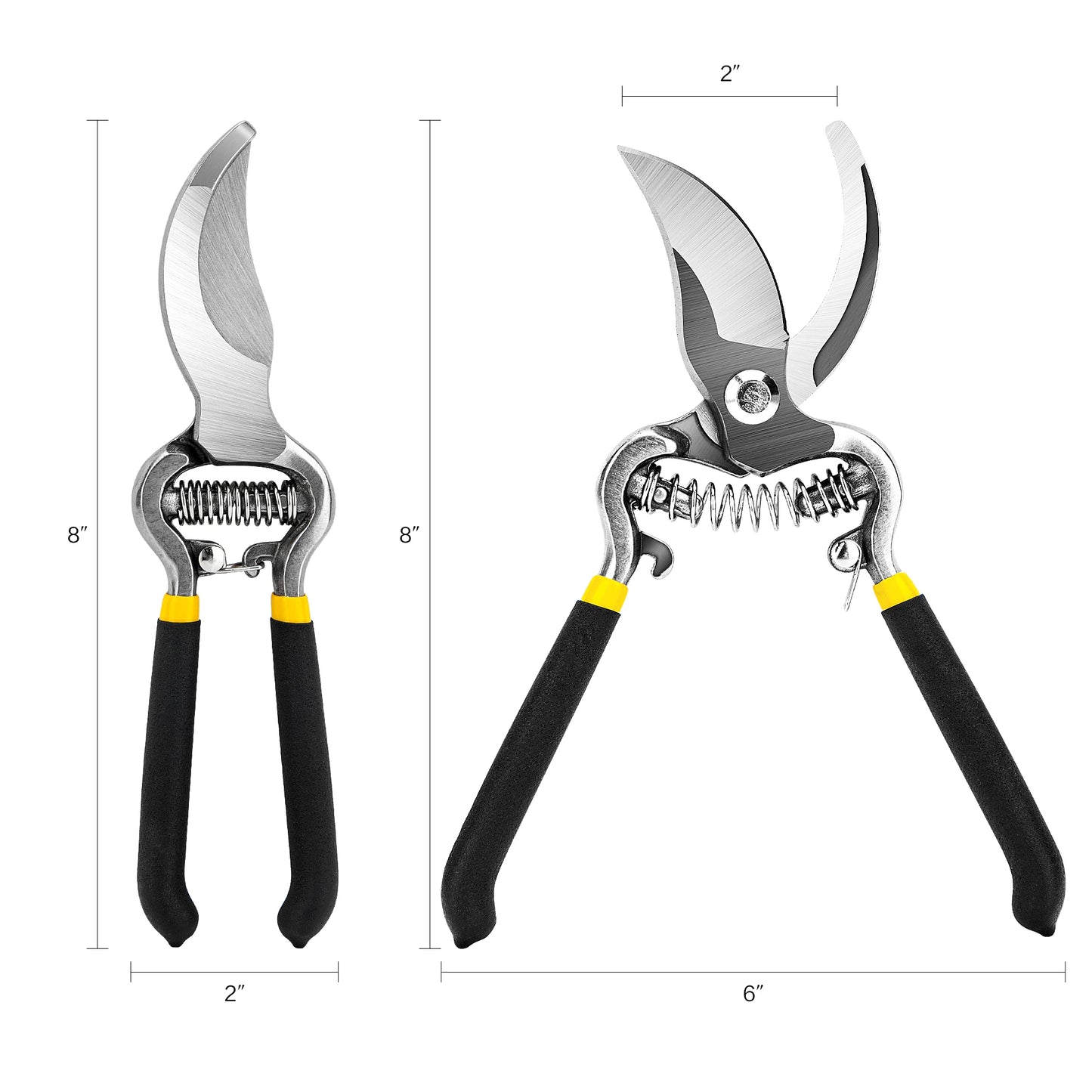 Deli All Metal Pruning Shears Durable Precise Cutting