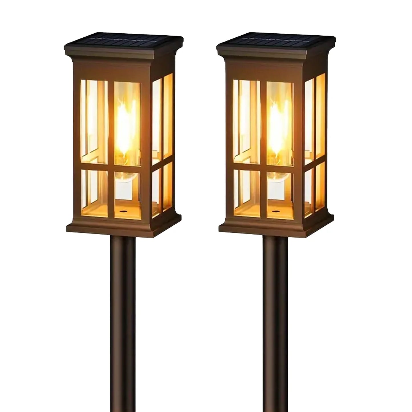KPSTEK Solar Pathway Lights Outdoor LED Garden Decor