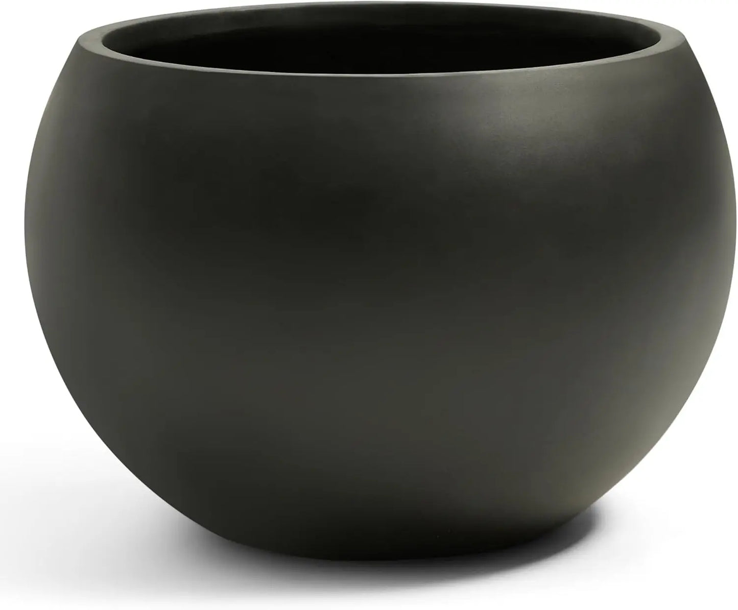 FloraFairy Fiberstone Orb Planter Drainage Hole Weatherproof