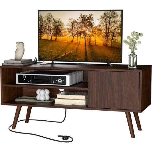Century Modern TV Stand With Storage Entertainment Center