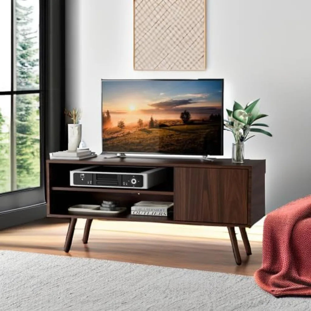 Century Modern TV Stand With Storage Entertainment Center