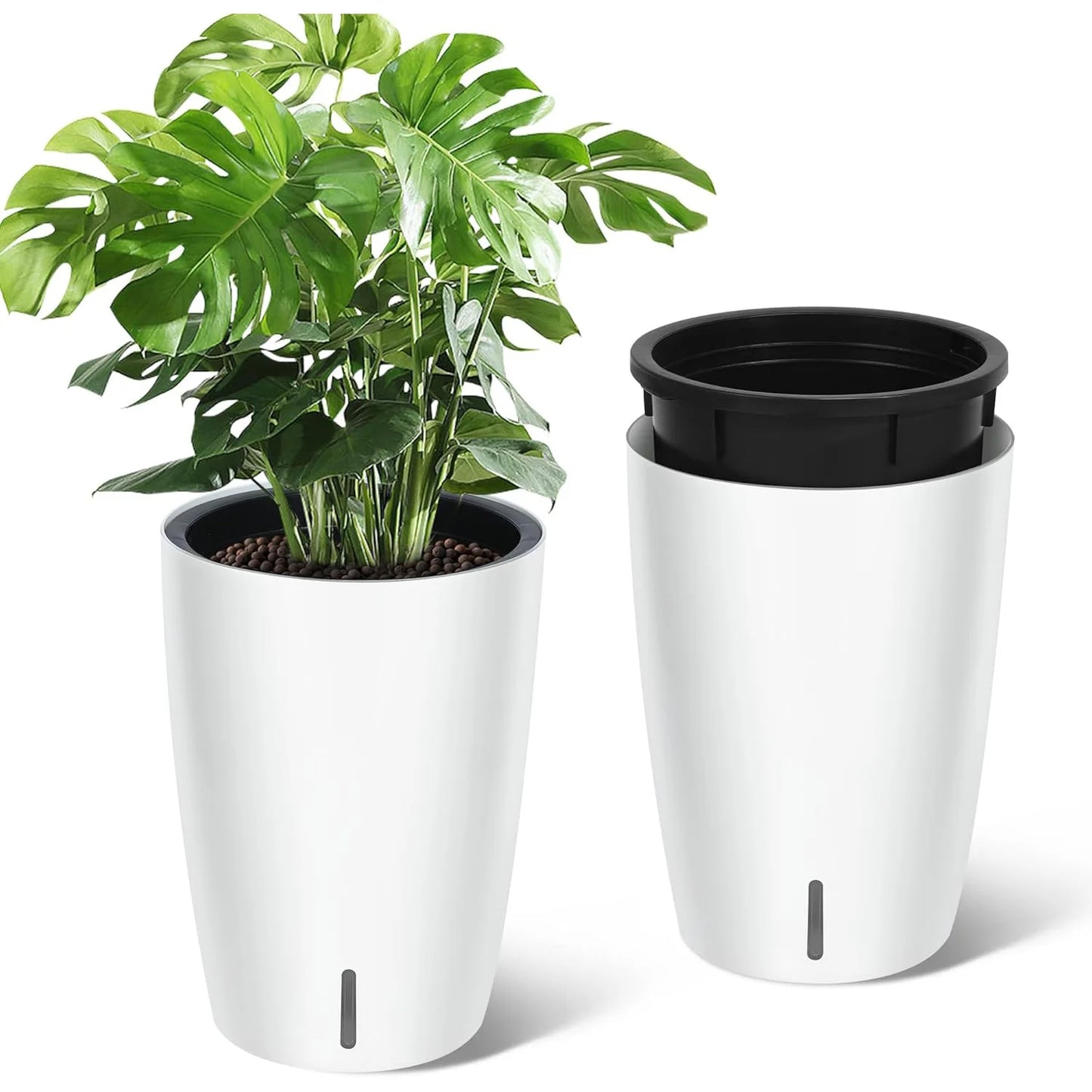 Twister Self Watering Planters Pair For Large Plants