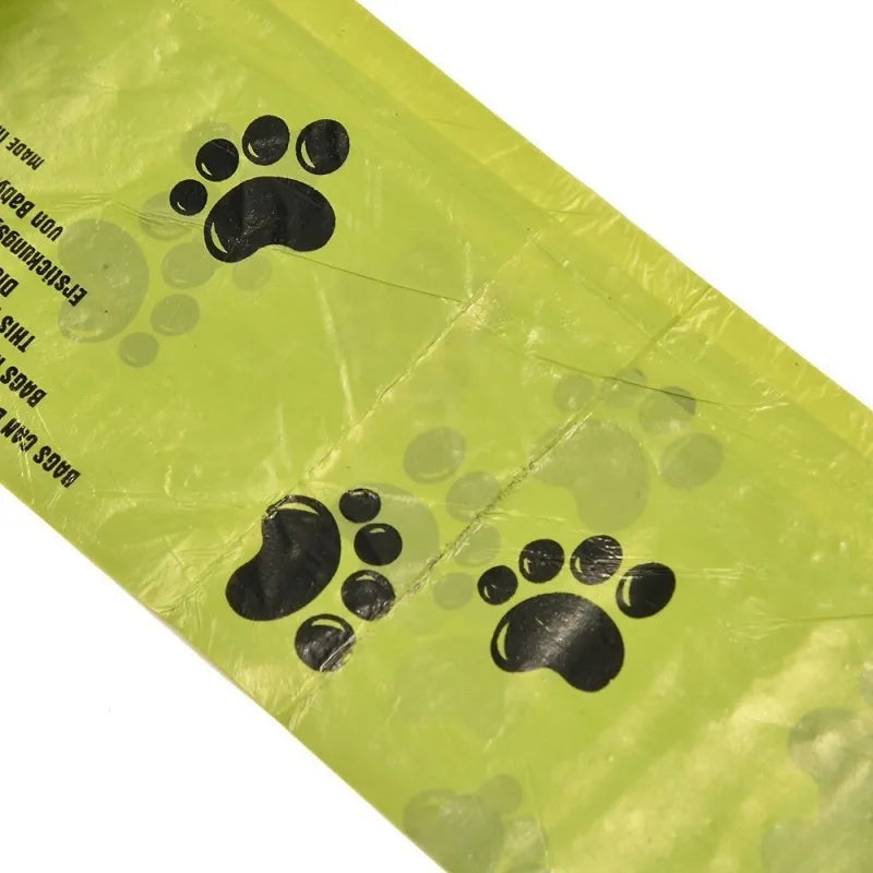Biodegradable Pet Waste Bags  - Extra Thick Poop Bags for Dogs & Cats, Portable Roll with Dispenser, Eco-Friendly & Lea