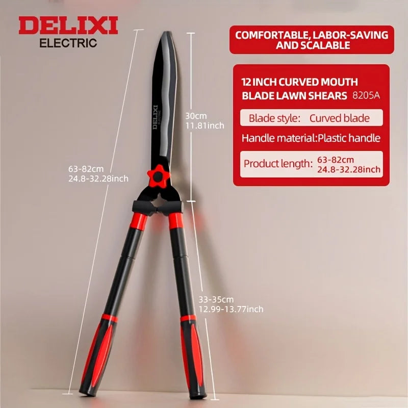 Delixl Electric Garden Hedge Shears Manual For Shrubs