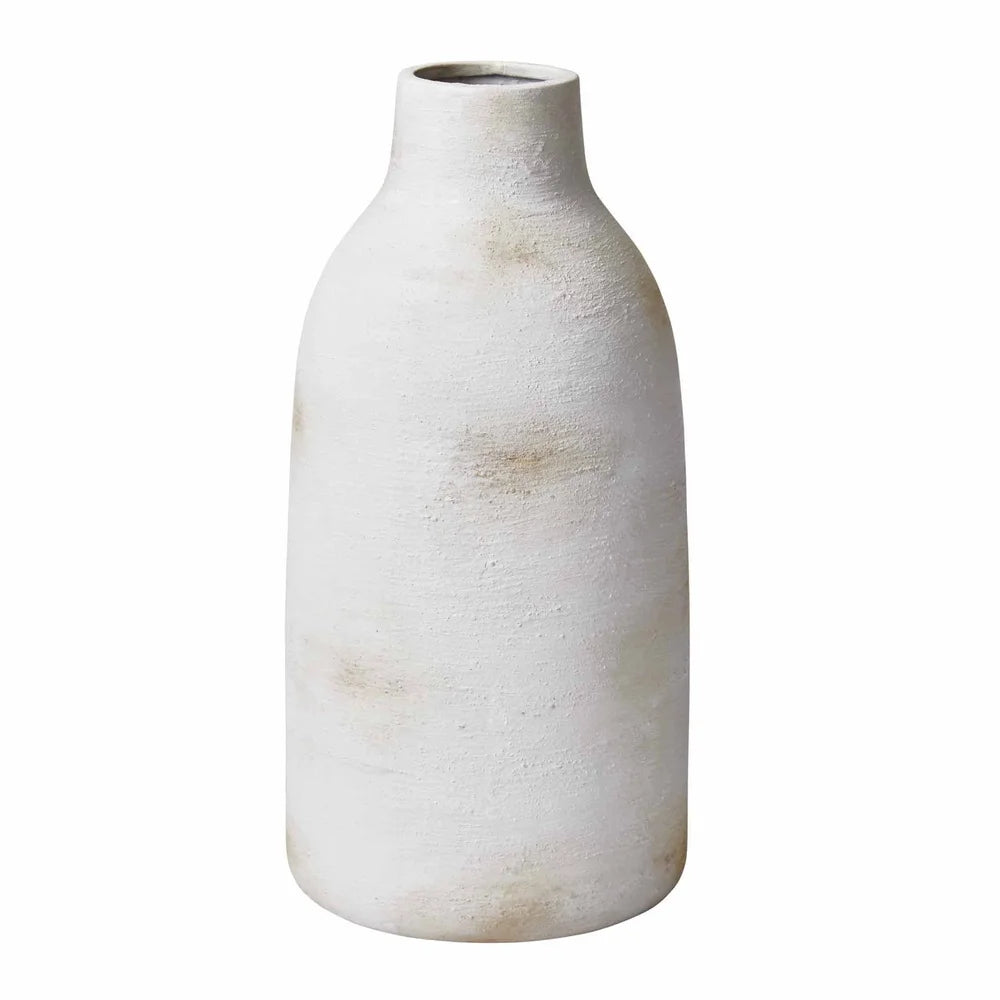 Function Ceramic Vase Brushstroke Matte Finish Home Décor