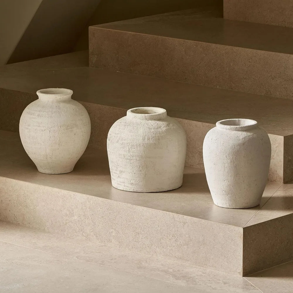 Ceramic Zen Vase Rustic Farmhouse Decor Pottery Accents